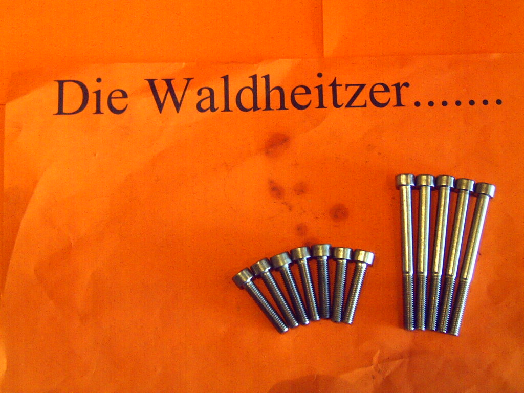 Edelstahlschraubensatz Motormittelgehäuse Edelstahlschraubensatz Motormittelgehäuse